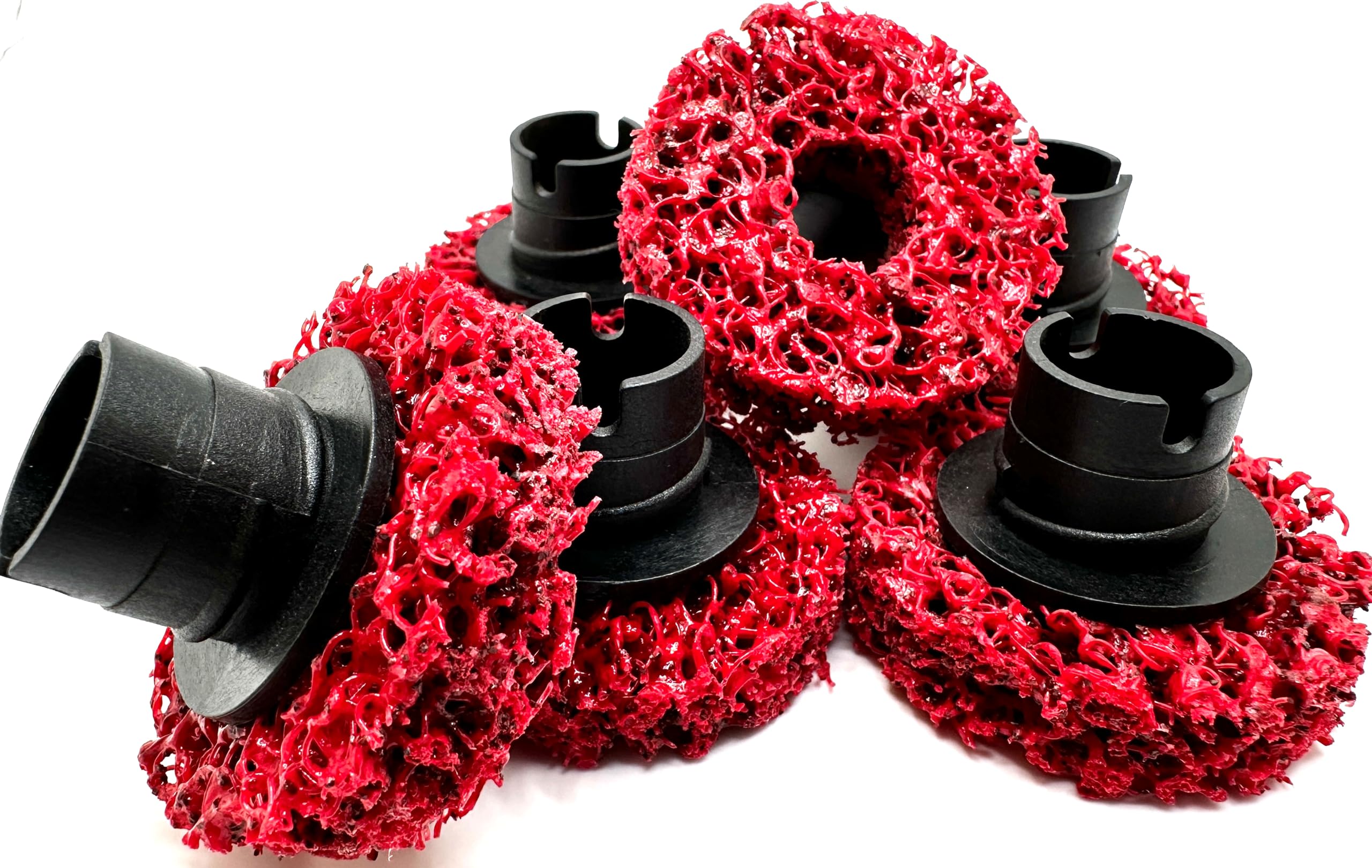 SuperGrindz 6 Pack 2” Heavy Duty Brake Hub Cleaning Discs, Brake Drum, Rotor, Around Studs Rust Removal, Replacement Pads Compatible with Pro-Graad, Counteract, Hub Buddy & 3M Hub Cleaning Holders