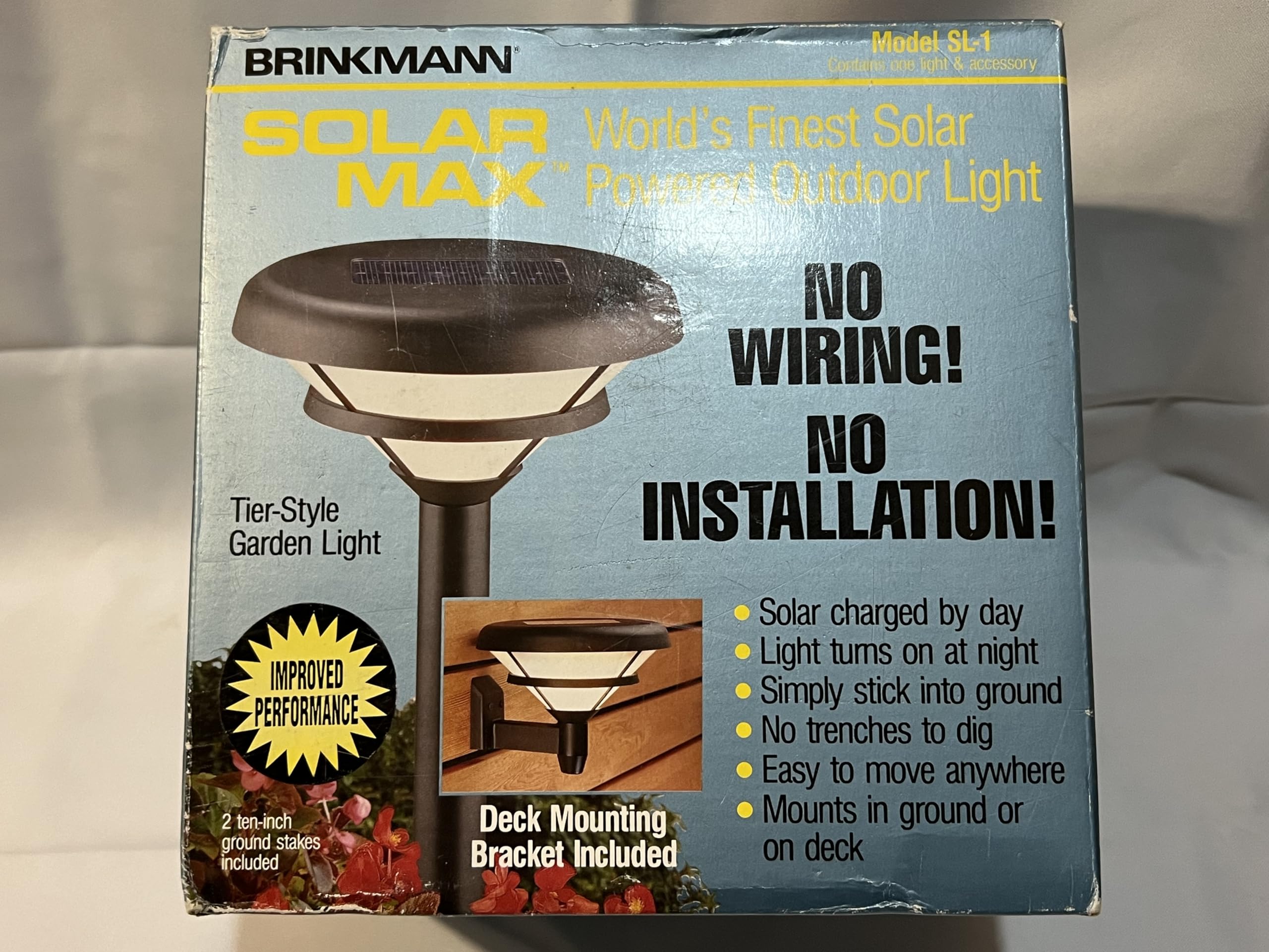 Brinkmann Solar Max Model SL-1 Tier-Style Garden Light