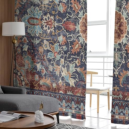 Miniatura 4 de AMZRicher Cortinas traslúcidas de cactus tropicales de 96 pulgadas de largo, juego de 2 paneles de cortinas de gasa semitransparentes con bolsillo