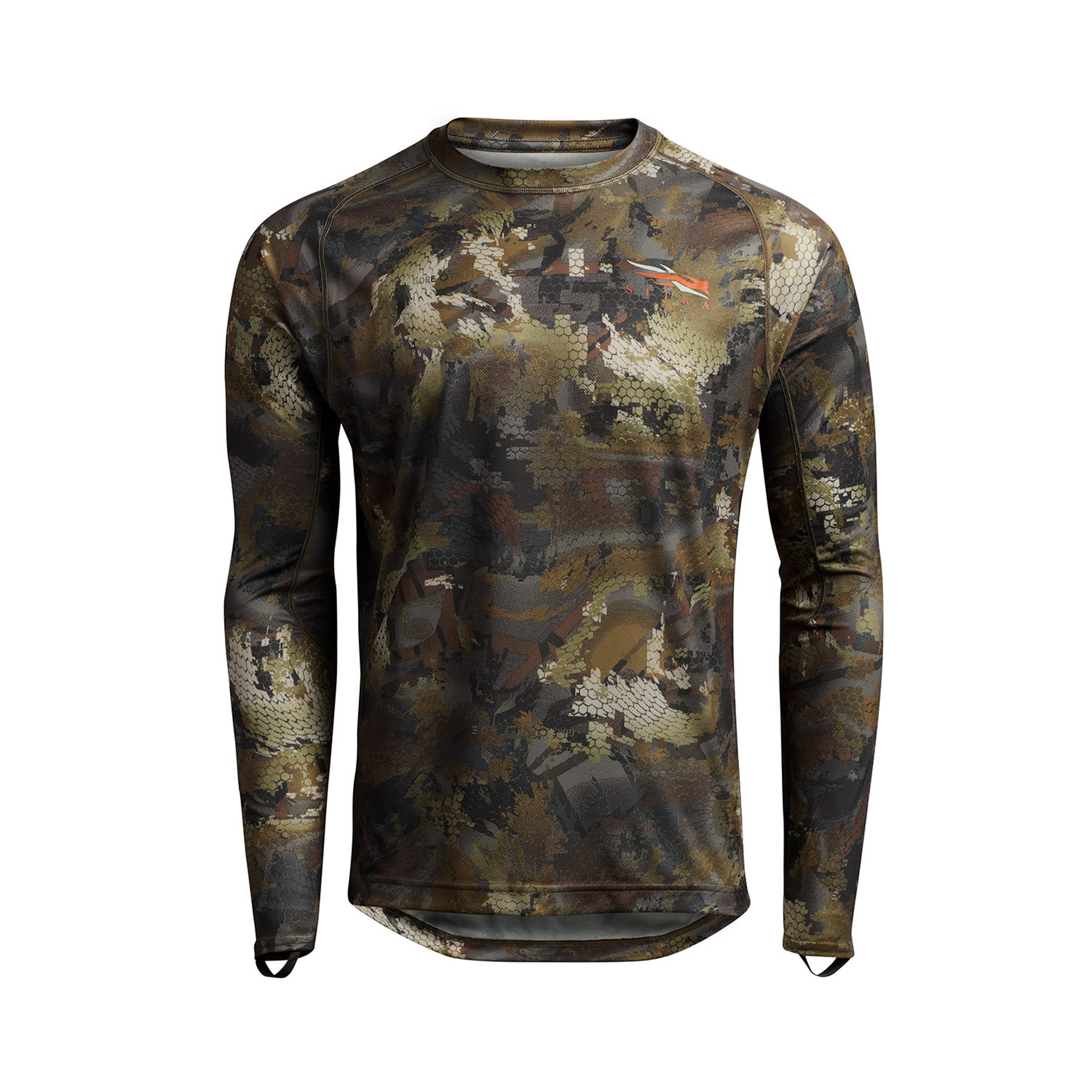 Sitka Gear Men's Hunting Core Lightweight Crew Long Sleeve Shirt Camouflage Apparel