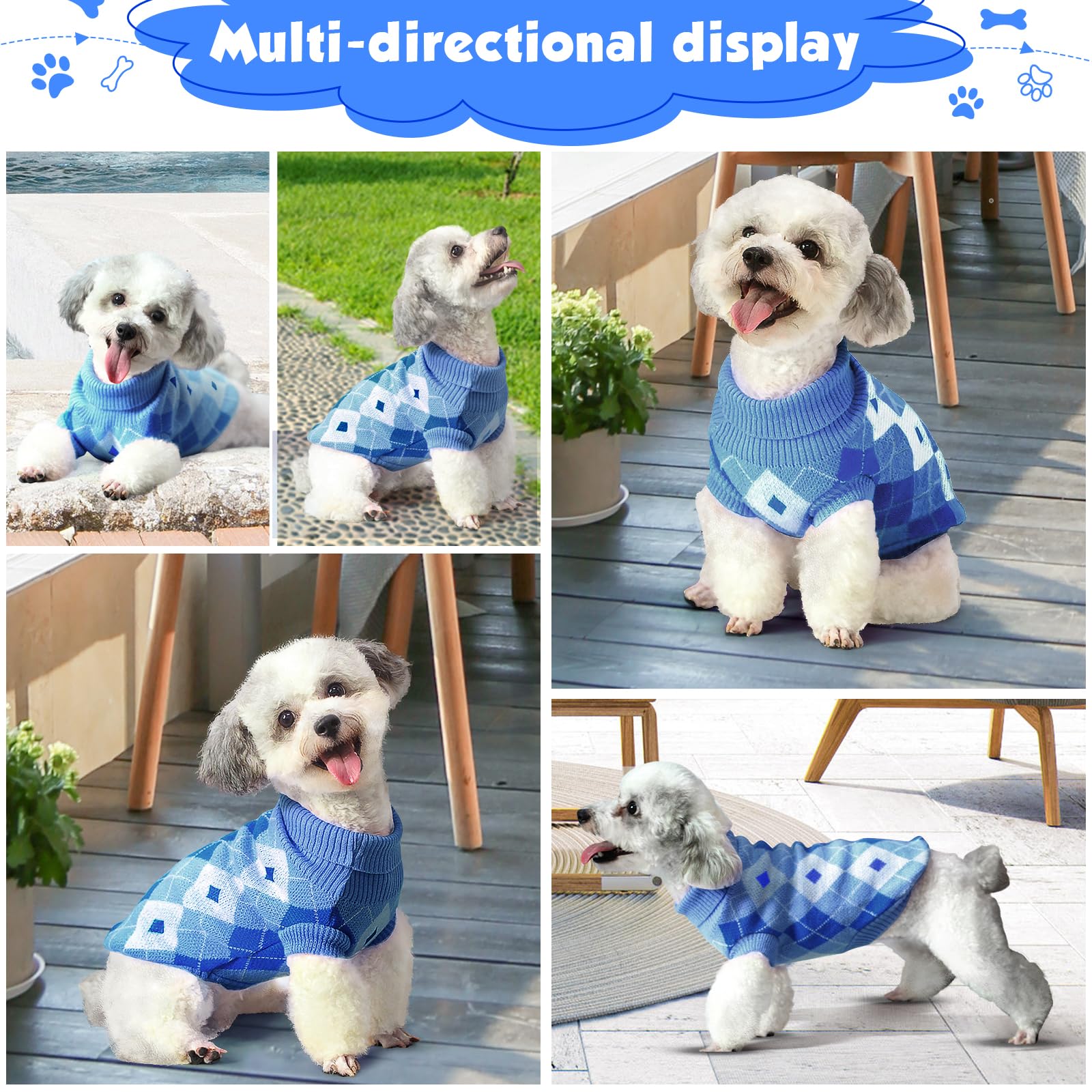 7CDXD Dog Jumpers, Dog Jumpers Small, Dog Sweater - Image 3