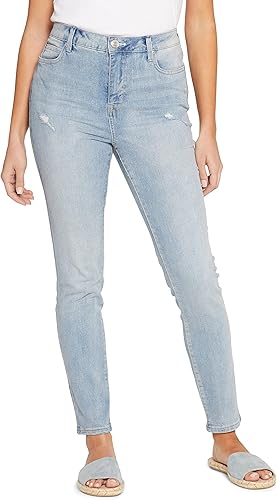 Seven7 Jeans ajustados de tiro alto para mujer
