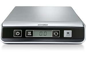 High-Precision Dymo M25 Digital Postal Scale: Weighs up to 25 Pounds