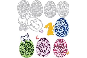 Metal Cutting Dies Easter Egg Die Set Rabbit Dies for Paper Art