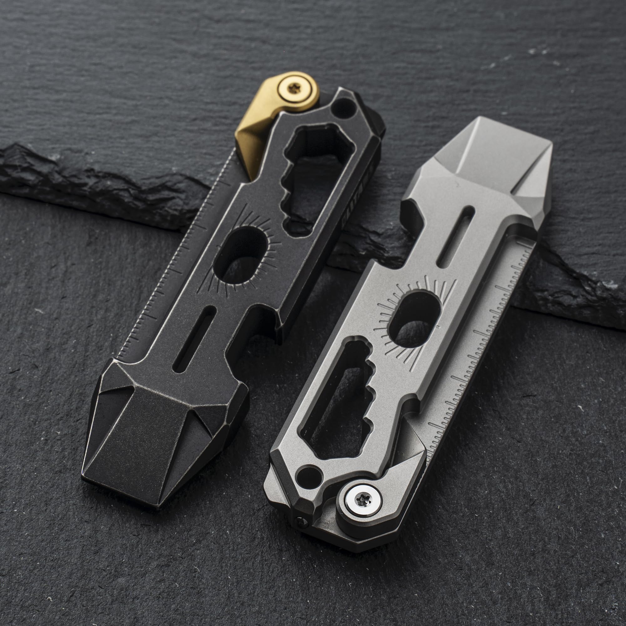 Amazon.co.jp: OLITANS Cyber Bison EDC プライバー チタン合金マルチ