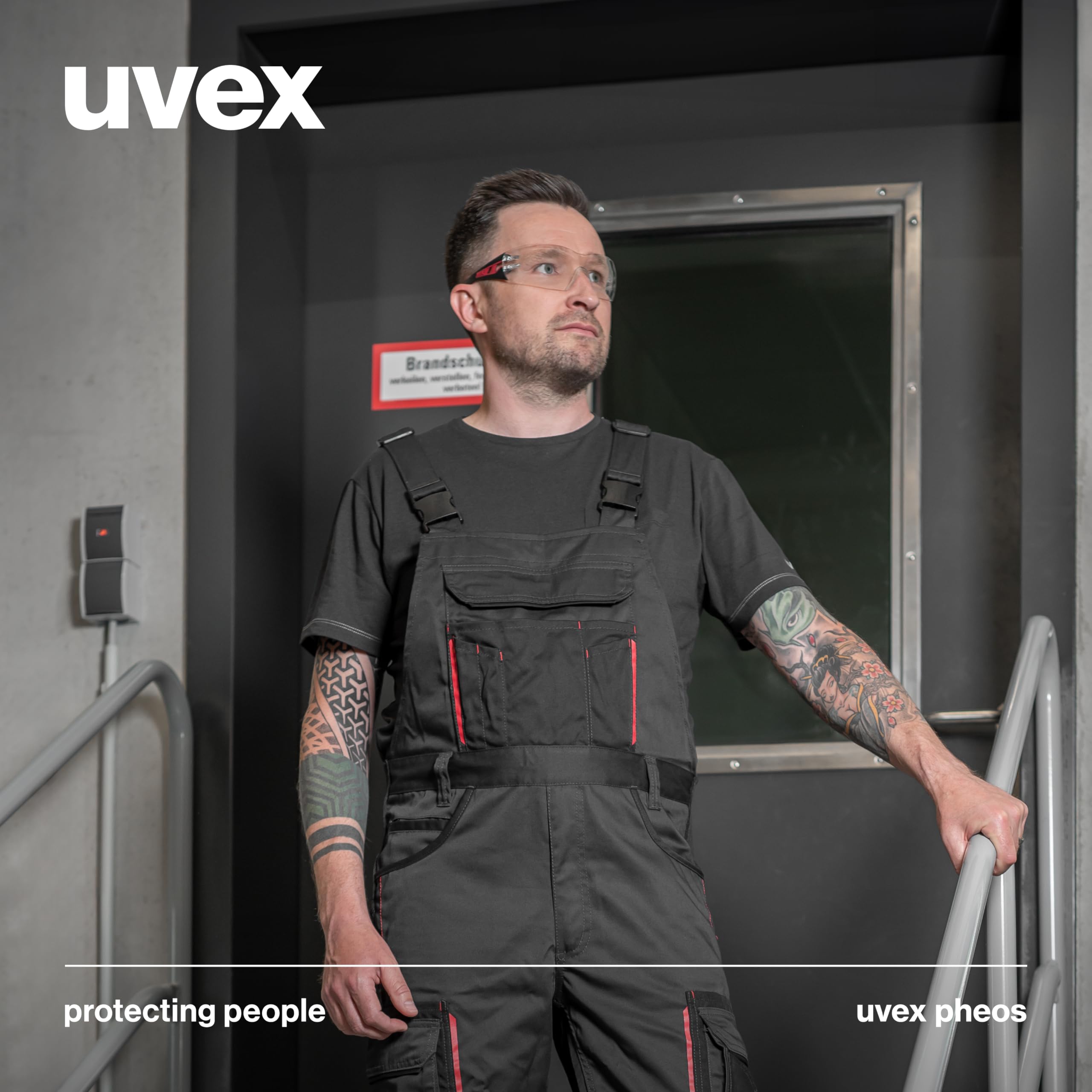 Uvex okulary do prasowania Uniseks Pheos (1 w zestawie)