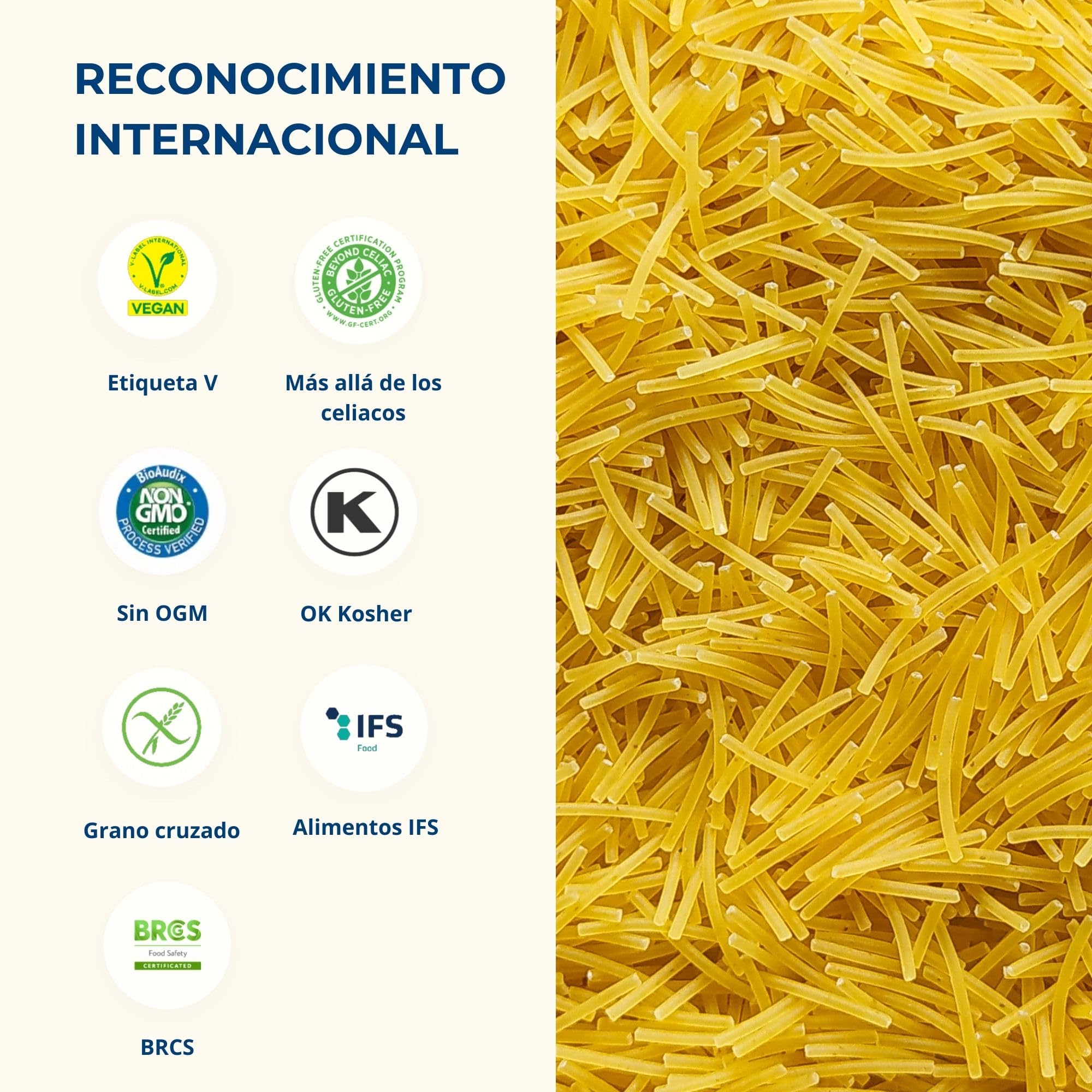 Fideos Sin Gluten 500g Sam Mills - Harina de Maíz - Vegano