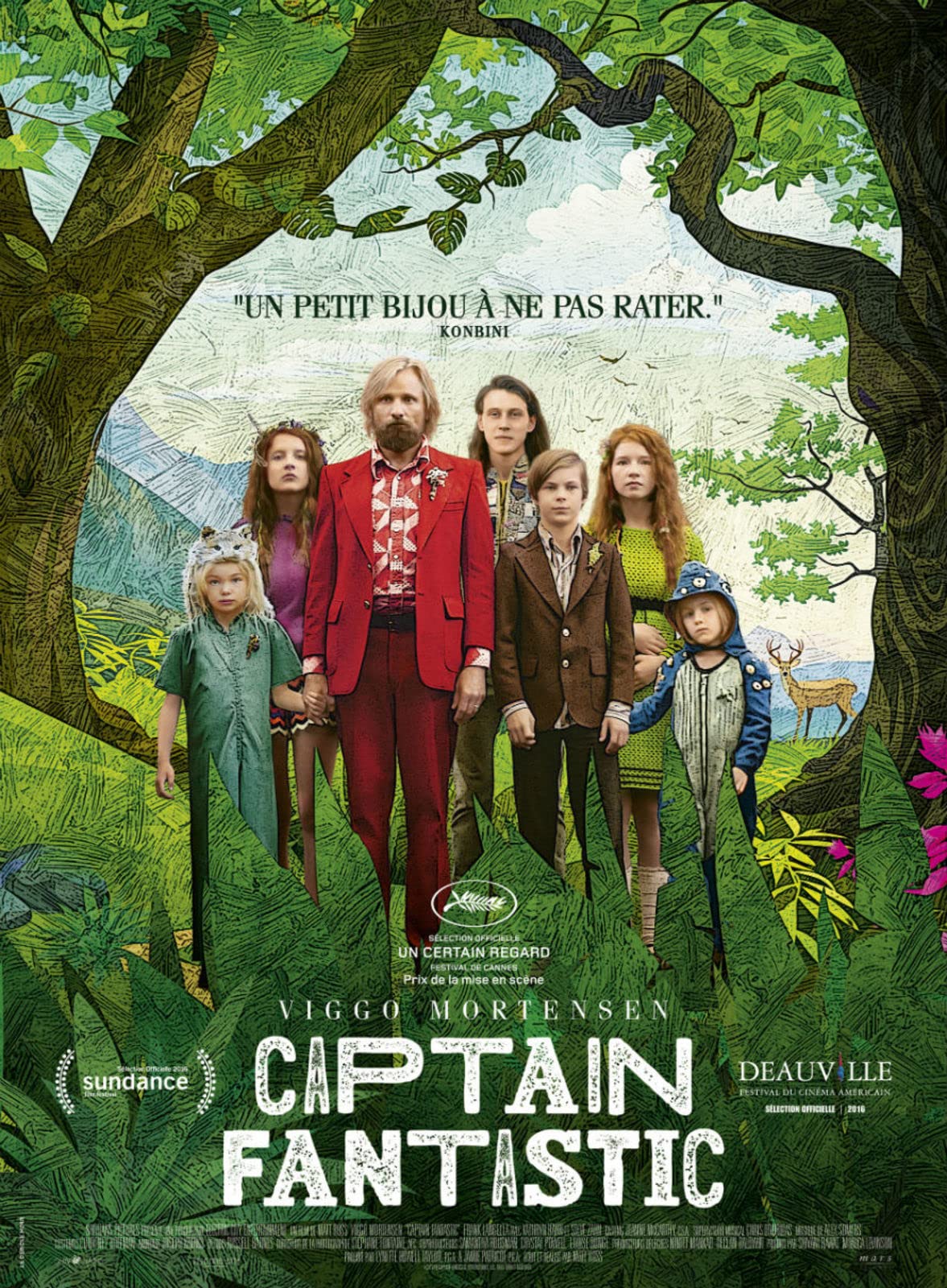 Affiche Captain Fantastic Originale pour une Déco Cinéma Unique