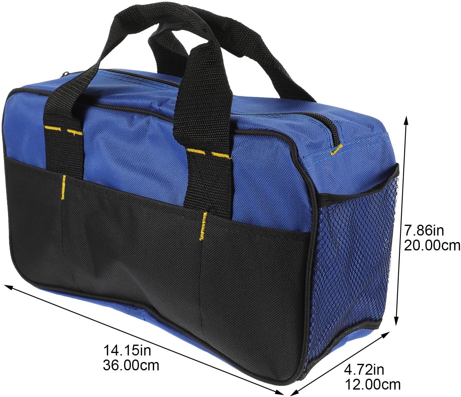 Portable Canvas Tool Tote Handbag for Men, Large Storage Organizer image 2