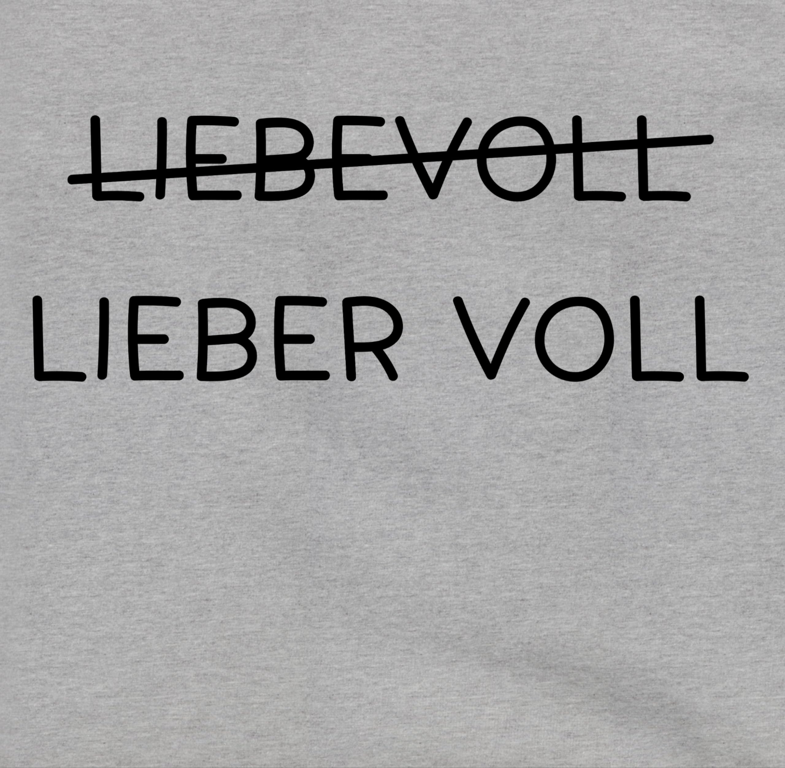Shirtracer - Hoodie Herren Pullover Männer - & - Liebevoll Lieber voll Mallorca Party Outfit JGA Accessoires Junggesellenabschied Outfit Malle Accessories Festival Accessoires Alkohol I