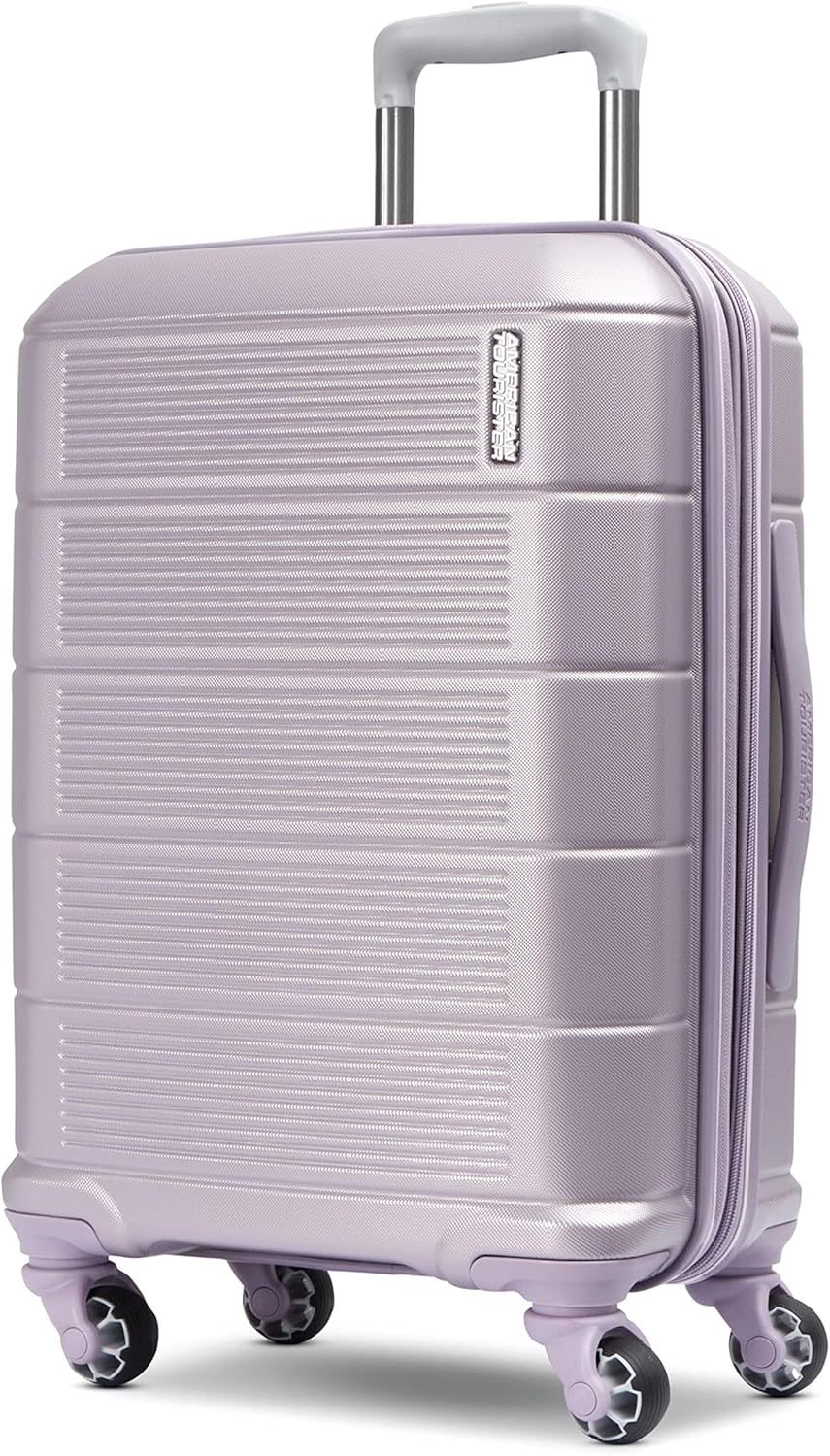 American Tourister Stratum 2.0 Expandable Hardside Luggage with Spinner Wheels, Purple Haze, Carry-on 20-Inch Carry-On Purple Haze