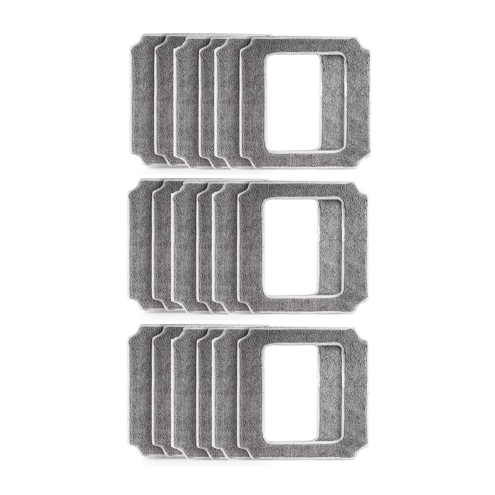 Kompatibel mit ABIR WD8, Wiederverwendbare Reinigungsmopps, waschbare Tücher for Fensterputzroboter, Ersatzteile, Glasreinigung, 6/18-teiliges Tuchset(18pcs)