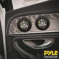 Vista 5 de Sistema de altavoces de coche de dos vías Pyle - Pro de 3.5 pulgadas 120 vatios 4 ohmios Tweeter medio componente de audio de sonido para estéreo
