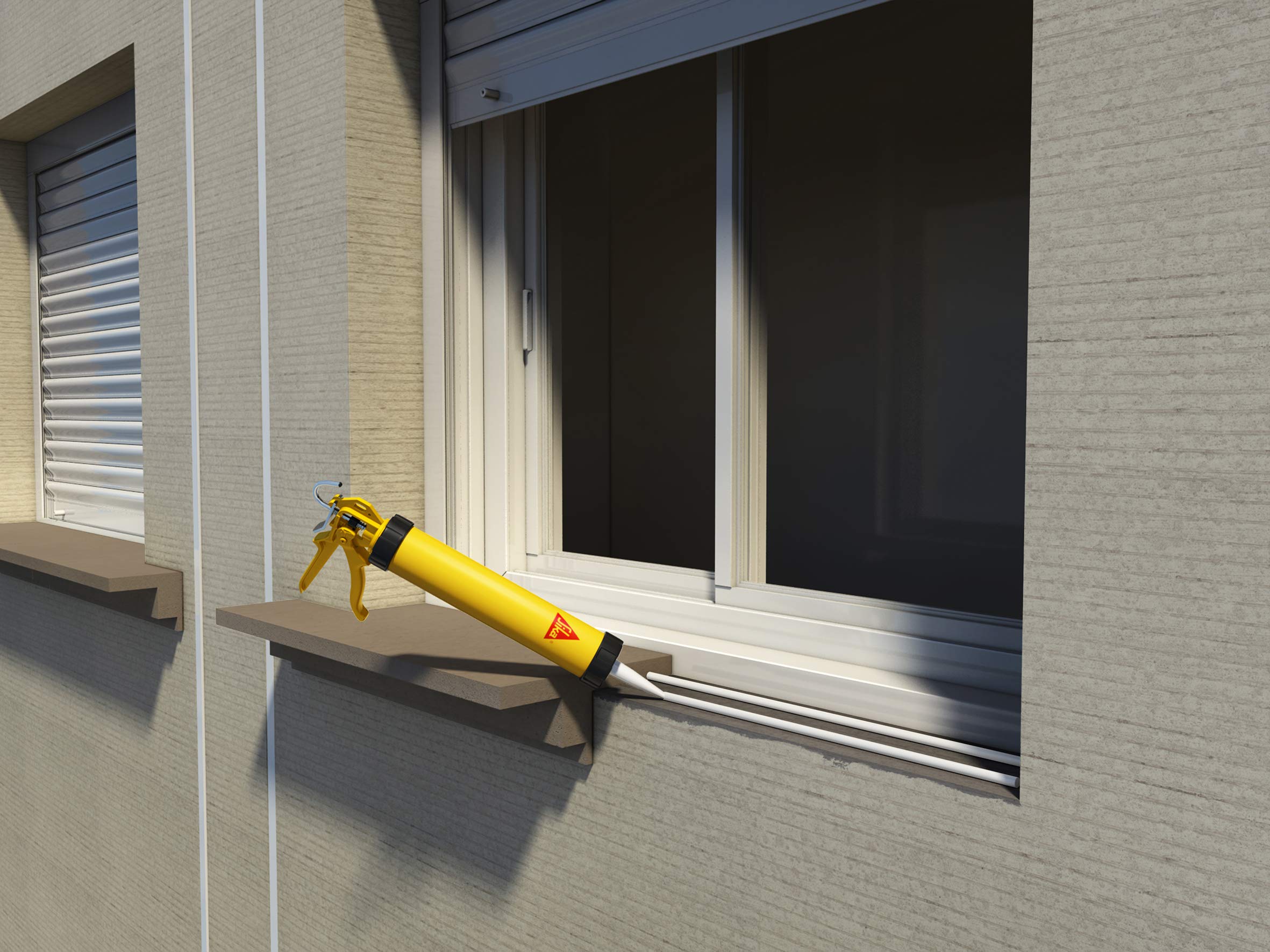 Sikaflex Construction+, Grey, multipurpose elastic joint sealant for