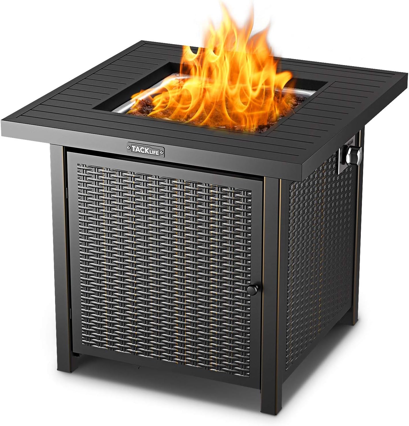 caminetto da tavolo all'aperto