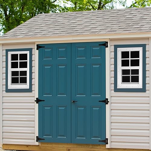 Miniatura 6 de Tandefio Paquete de 2 ventanas blancas de 21 x 14 pulgadas con vidrio templado y pantalla para el hogar, ventanas corredizas con deslizador vertical