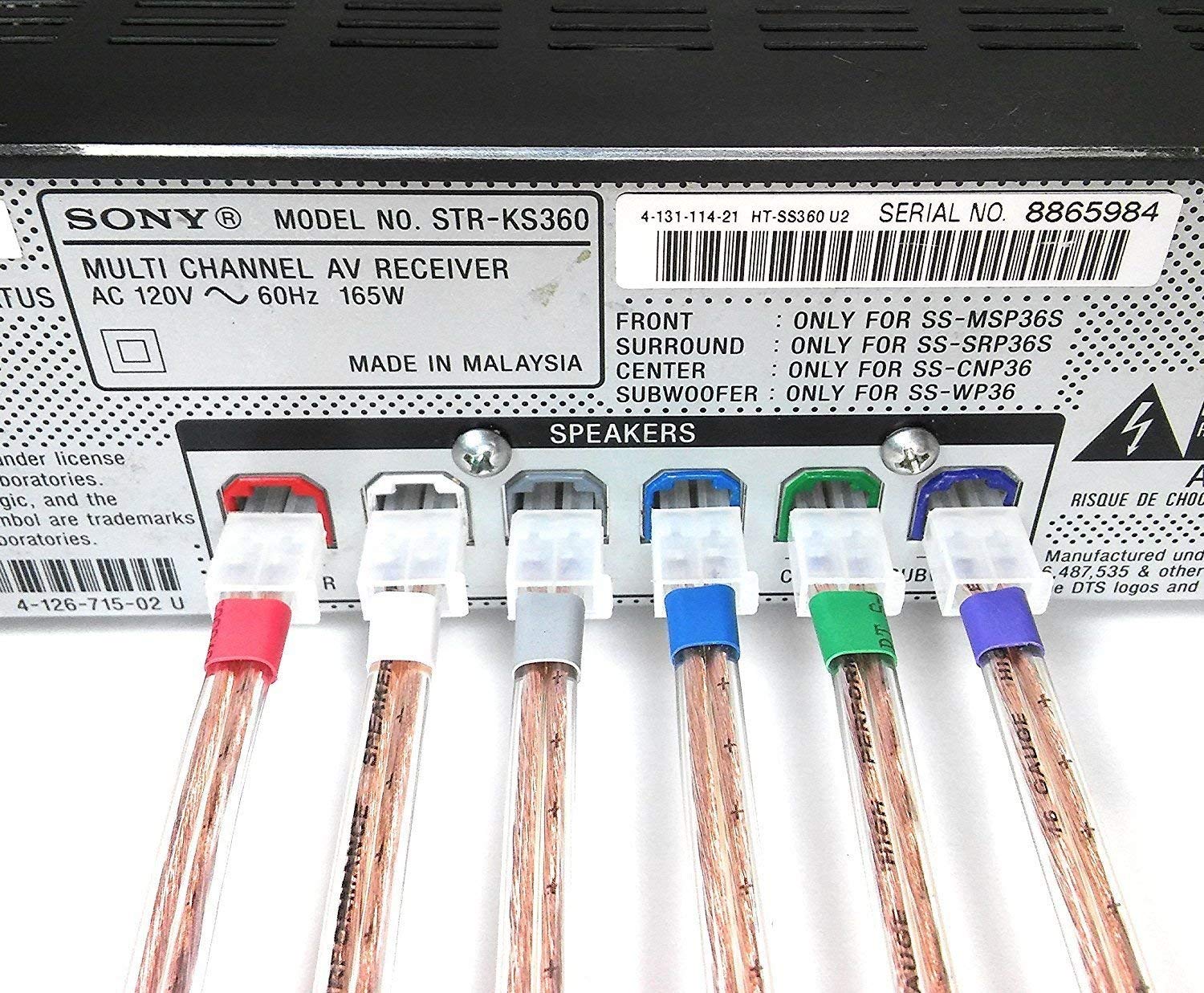 6 Home Theater Speaker Cable Wire 