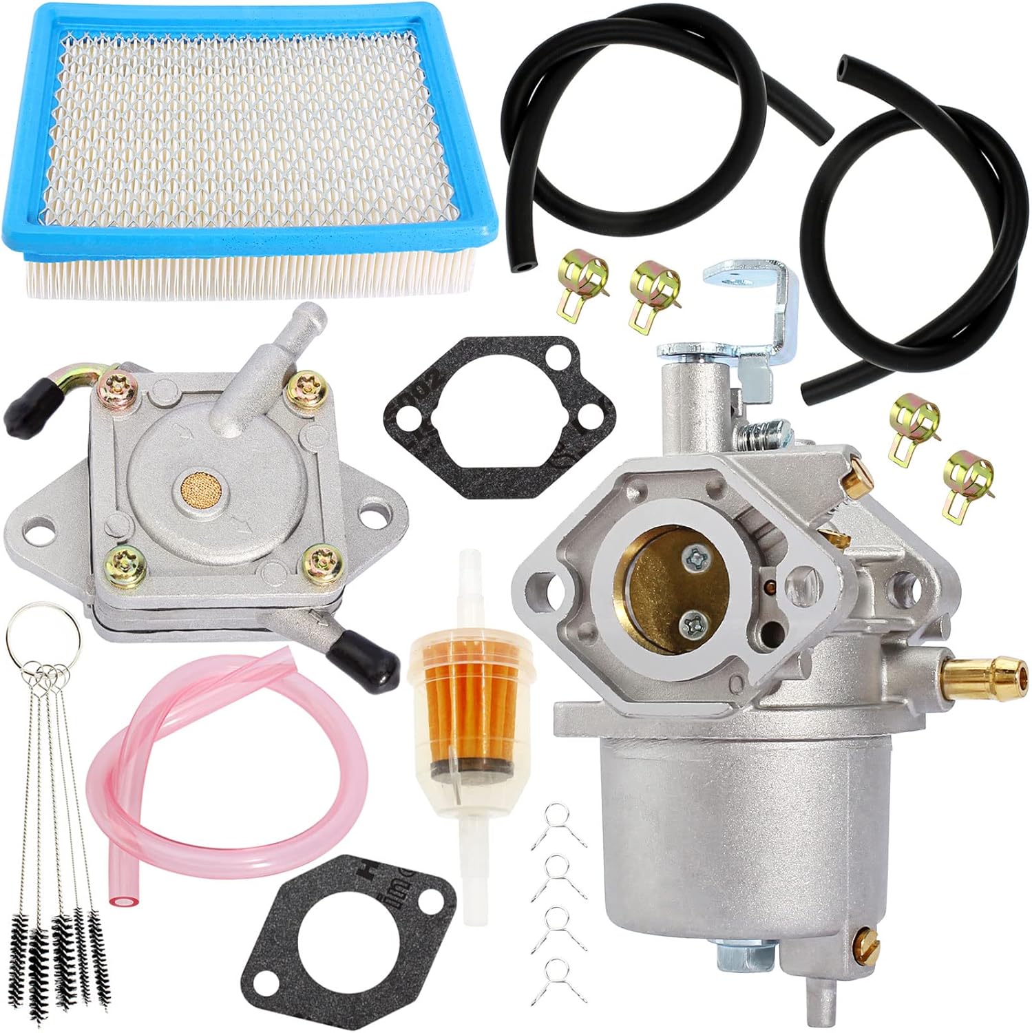 Carburetor Filter Compatible with Kawasaki FE290 Golf Cart Gas Club Car DS Precedent Turf Carryall OHV 1016438 1016439 1016440 1016441 1016478 17561 1018056-01 101805601 1019056-01 Carb