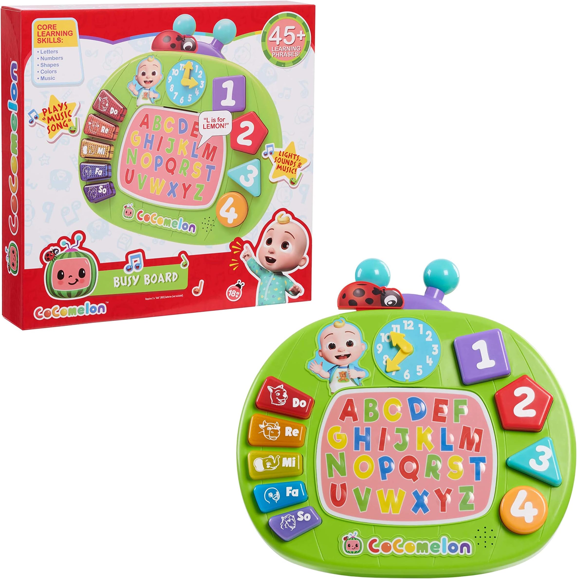CoComelon Learning Melon Busy Board