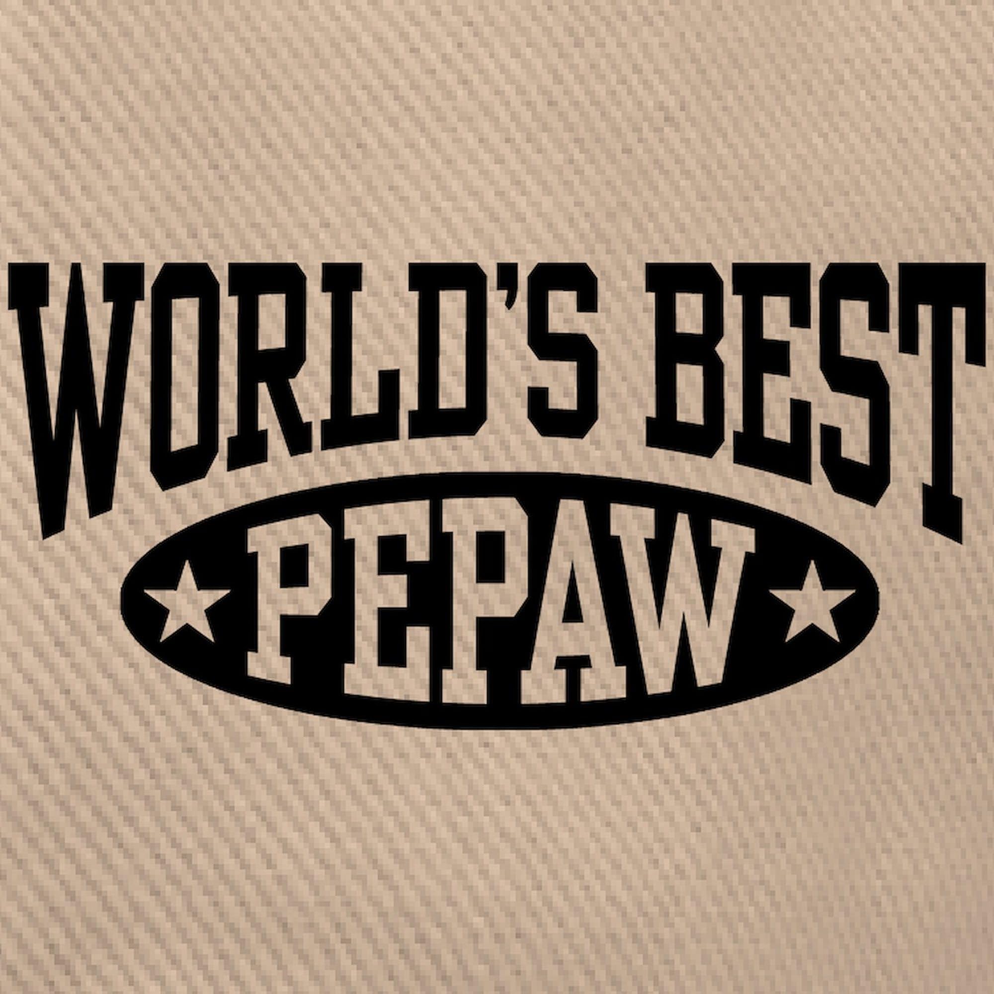 CafePress World's Best Pepaw Cap Unique Adjustable Baseball Hat Khaki