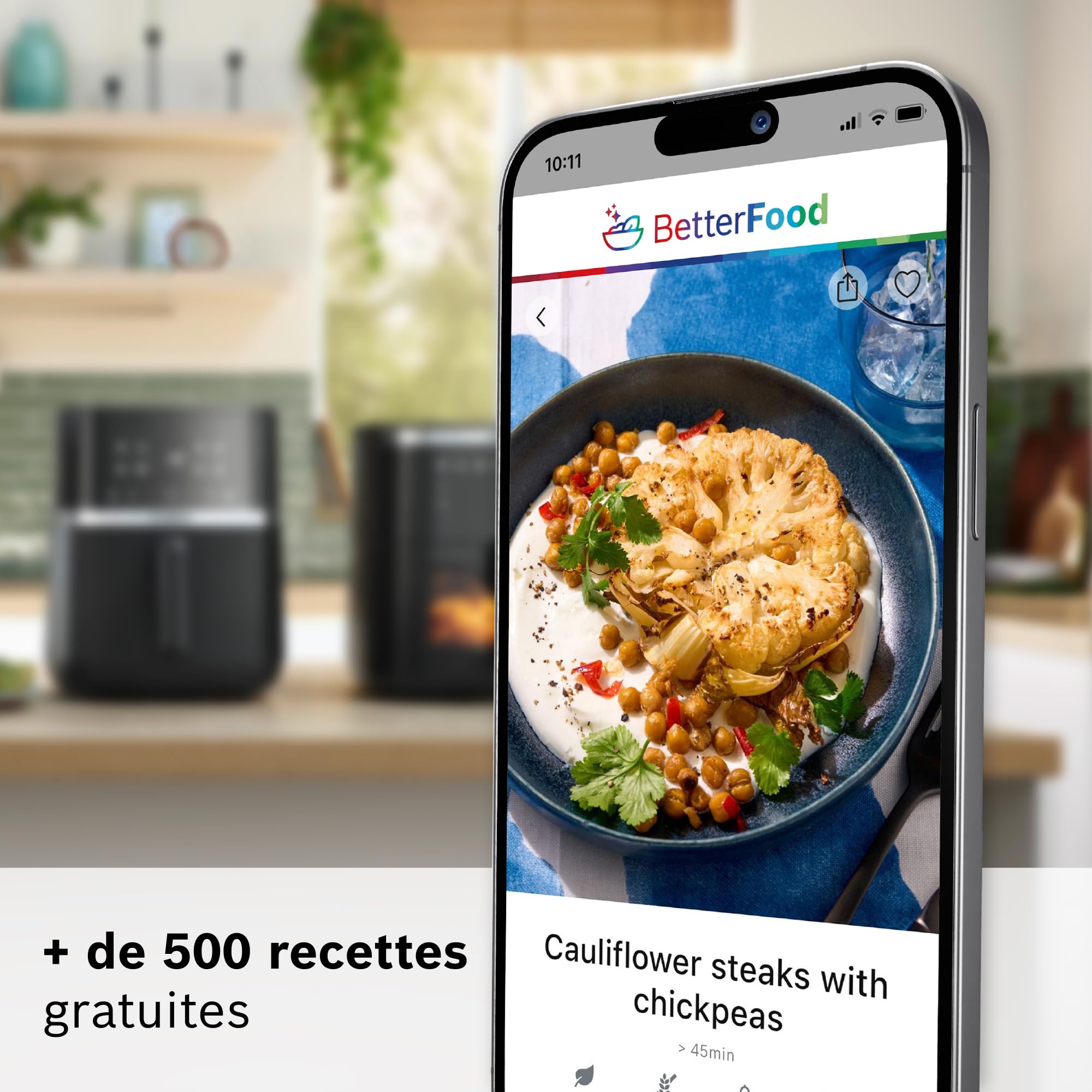 Bosch MAF671C0 Série 6 - Friteuse sans huile XXL, Capacité 7.2 litres