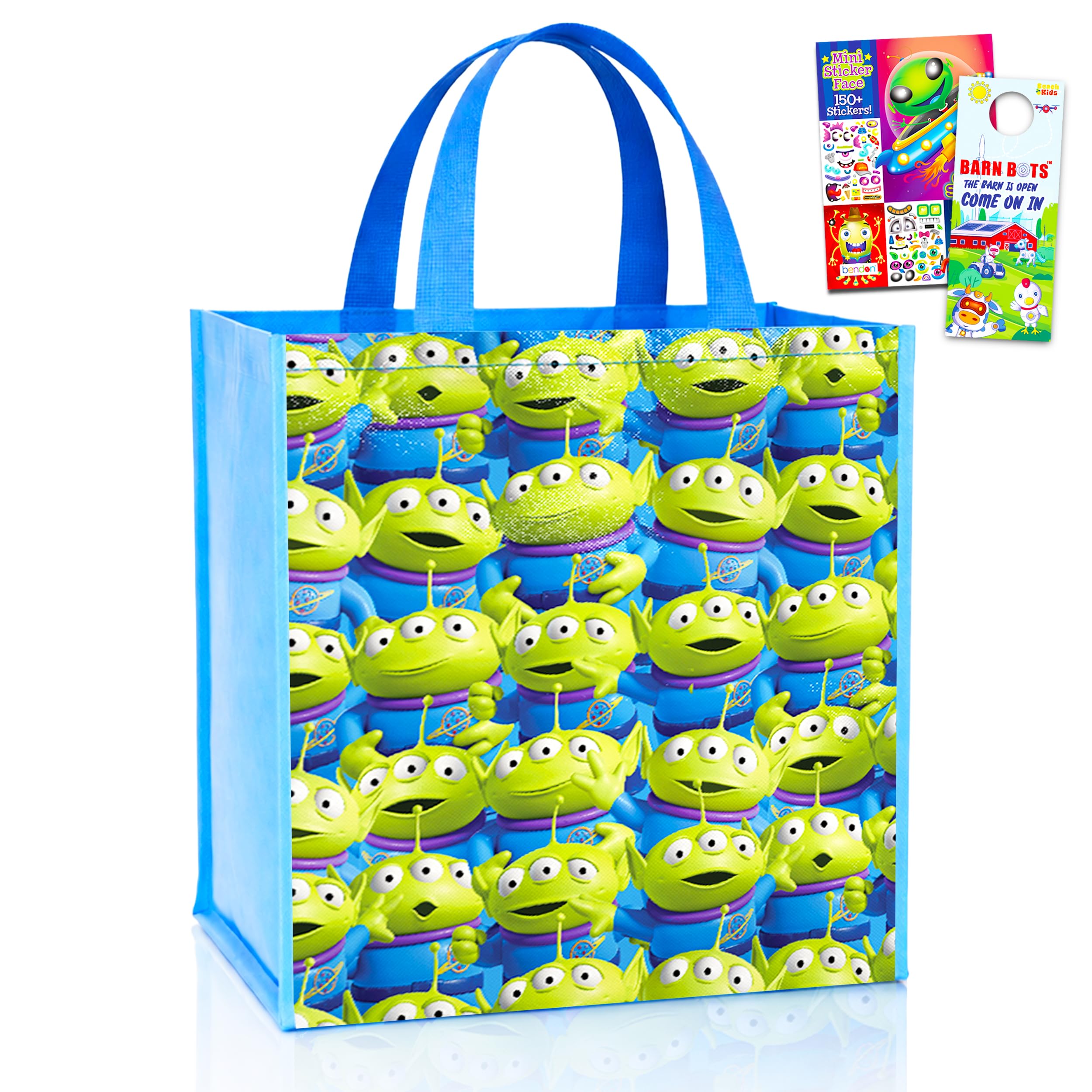 Toy Story Tote Bag, Large Reusable Shopping Bag Bundle for Kids Adults