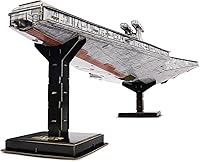 Vista 9 de 4D Build Star Wars Deluxe Venator Class Star Destroyer - Kit de modelo 3D, coleccionables de Star Wars y decoración de escritorio, rompecabezas