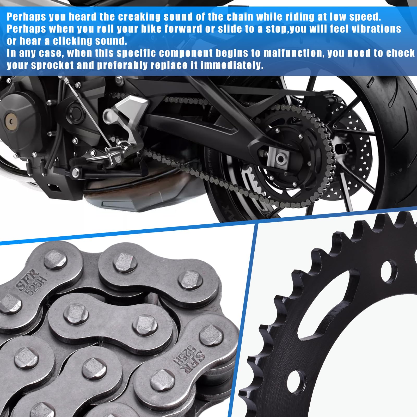 Amazon | ホンダCBR600RR 2003-2023用チェーンとスプロケットキット