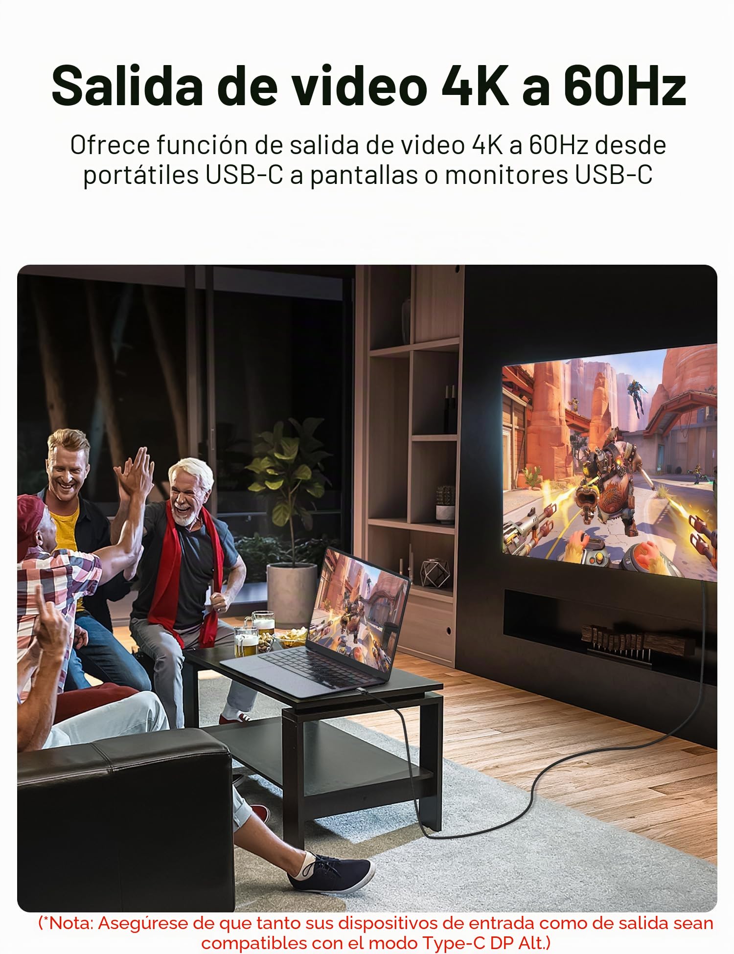 CAKOBLE [2 Pack 100W Cable USB C Carga Rapida 5m, USB 3.1 Gen2 10 Gbps Transmisión,5K/4K@60Hz Cable USB C a USBC pertain i-Phone 15 Pro/Max,SSD,Portátiles,Monitor,Hub USB-C