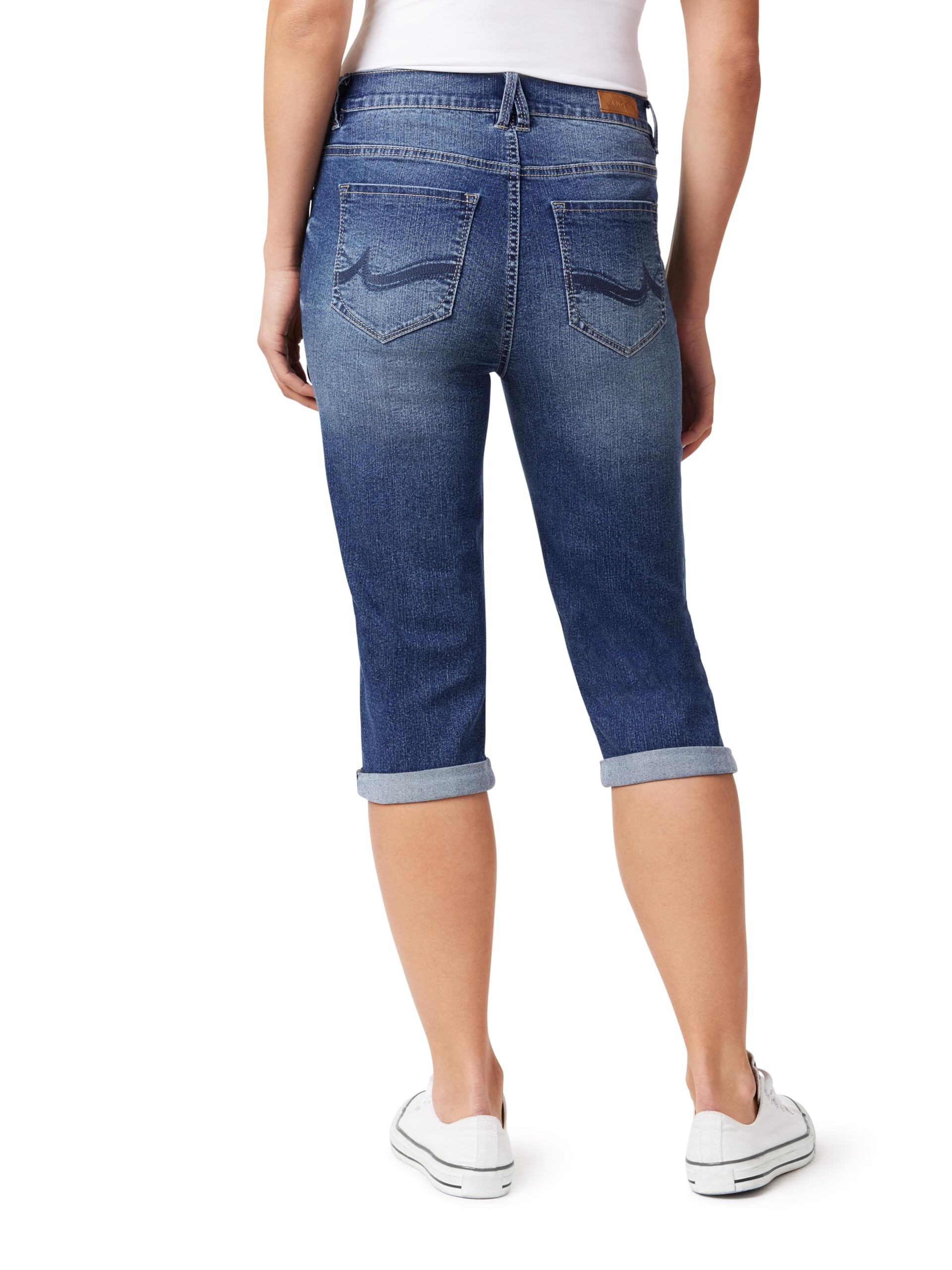Angels Forever Young Damen Jeans Forever Skinny Mid-Rise 17" Inseam Capri Jeans (Available in Plus Sizes)