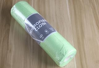 10''x10'' Fish Scale Microfiber Cleaning Cloths Roll, 20 Packs Green Lint and Streak Free Cleaning Rags for Kitchen,Glasses, Dishes, Ultra Absorbent Cleaning Towel for Car Dry&Wash, Dust Cleaning
