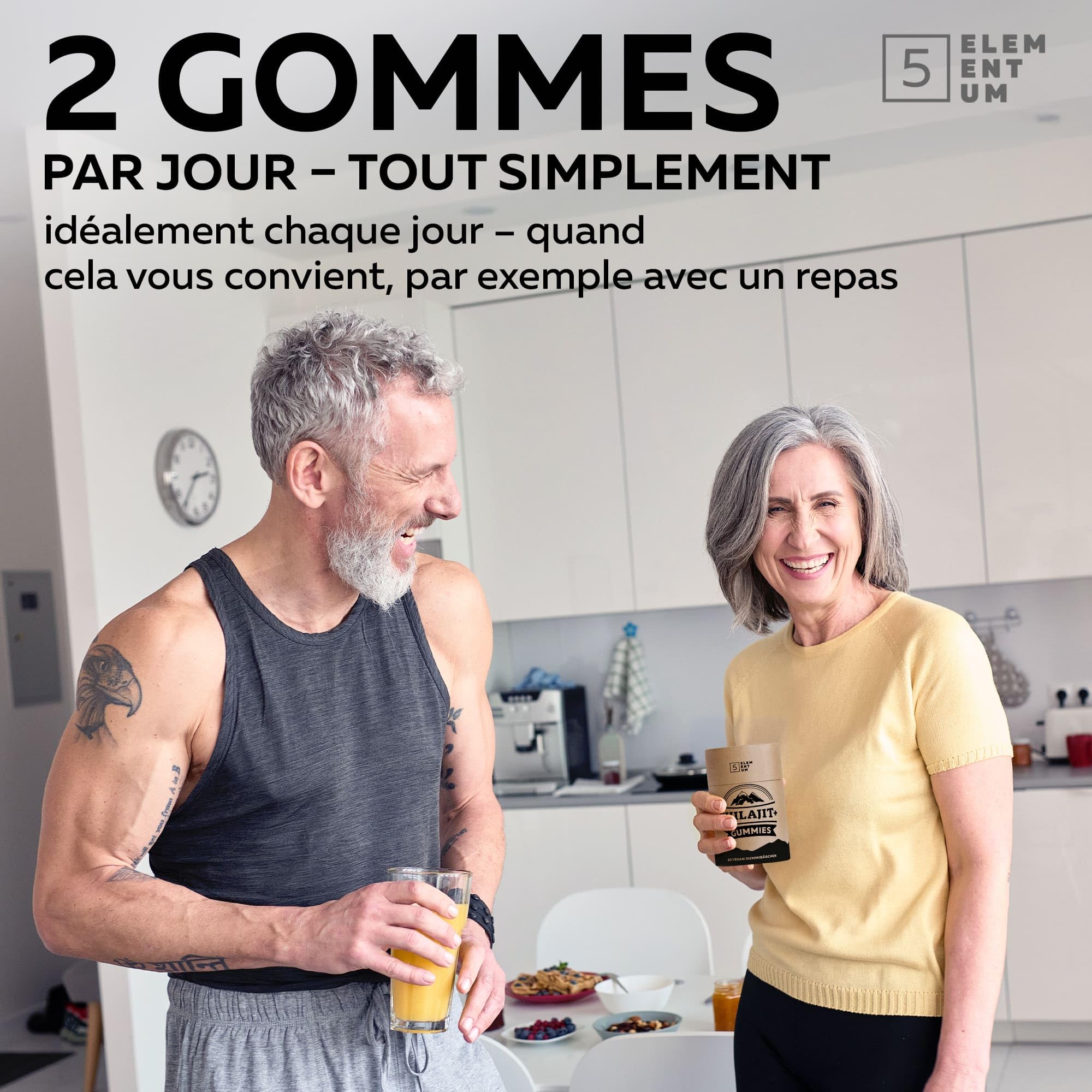 Shilajit Gummies Pure Himalaya – 60 Gommes Naturelles Sans Sucre, Vegan – 1600 mg par Jour avec Baies Tibétaines – Shilajit Pur Original – Goût Agréable, Fabriqué en Allemagne