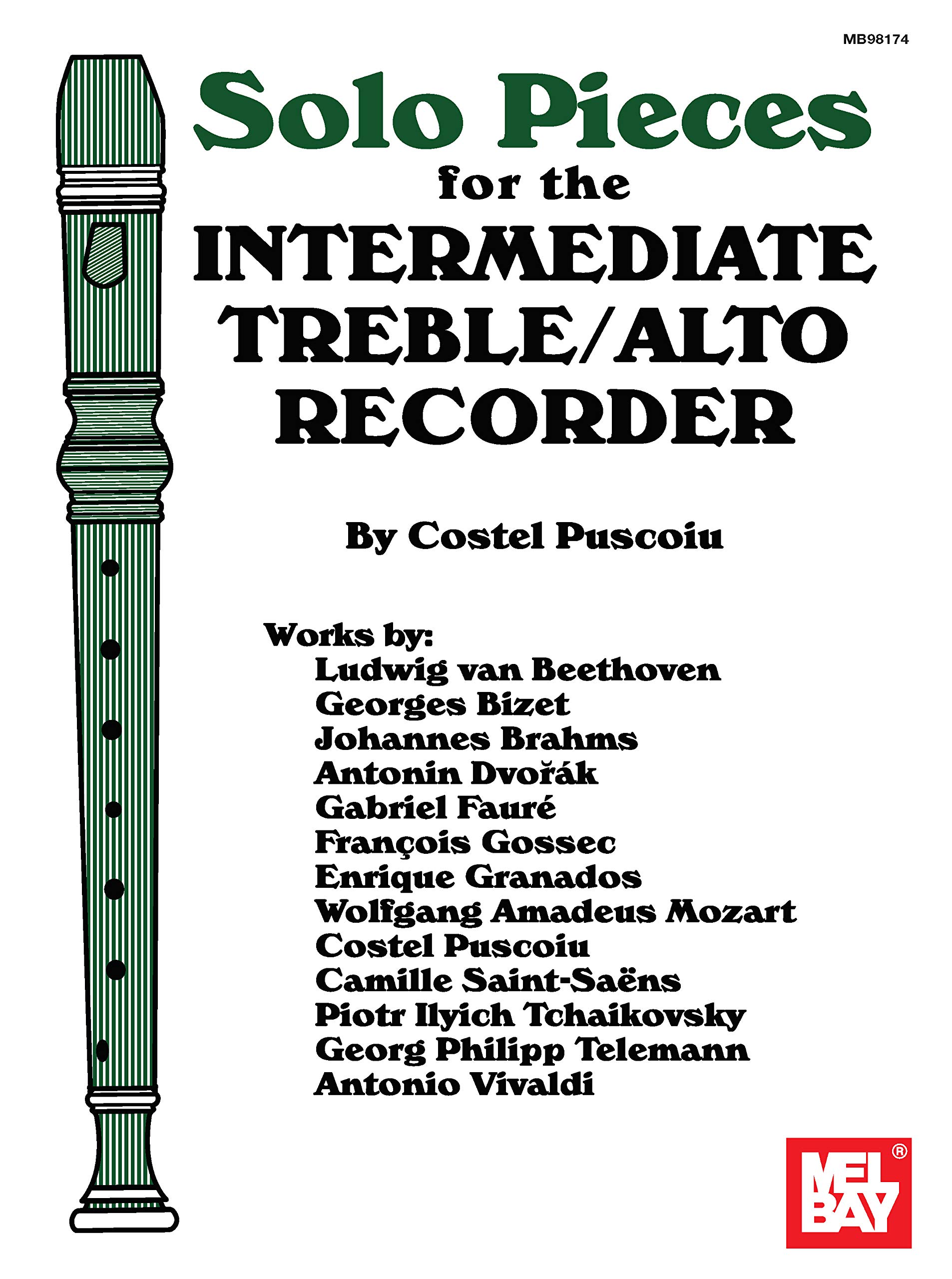 Intermediate Treble Alto Recorder solo pieces recueil de musique