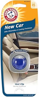 Arm & Hammer AH8200NEC Vent Clip Air Freshener, New Car, 1 Pack