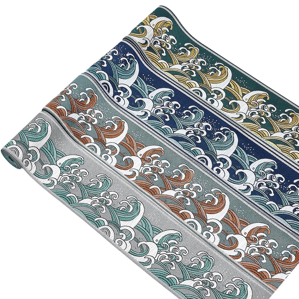 Amazon.com: PH PandaHall 8.7 Yards 4 Colors Sea Waves Jacquard