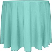 Vista 23 de Ultimate Textile Mantel redondo reversible Shantung Satin Majestic de 114 pulgadas, color verde cazador