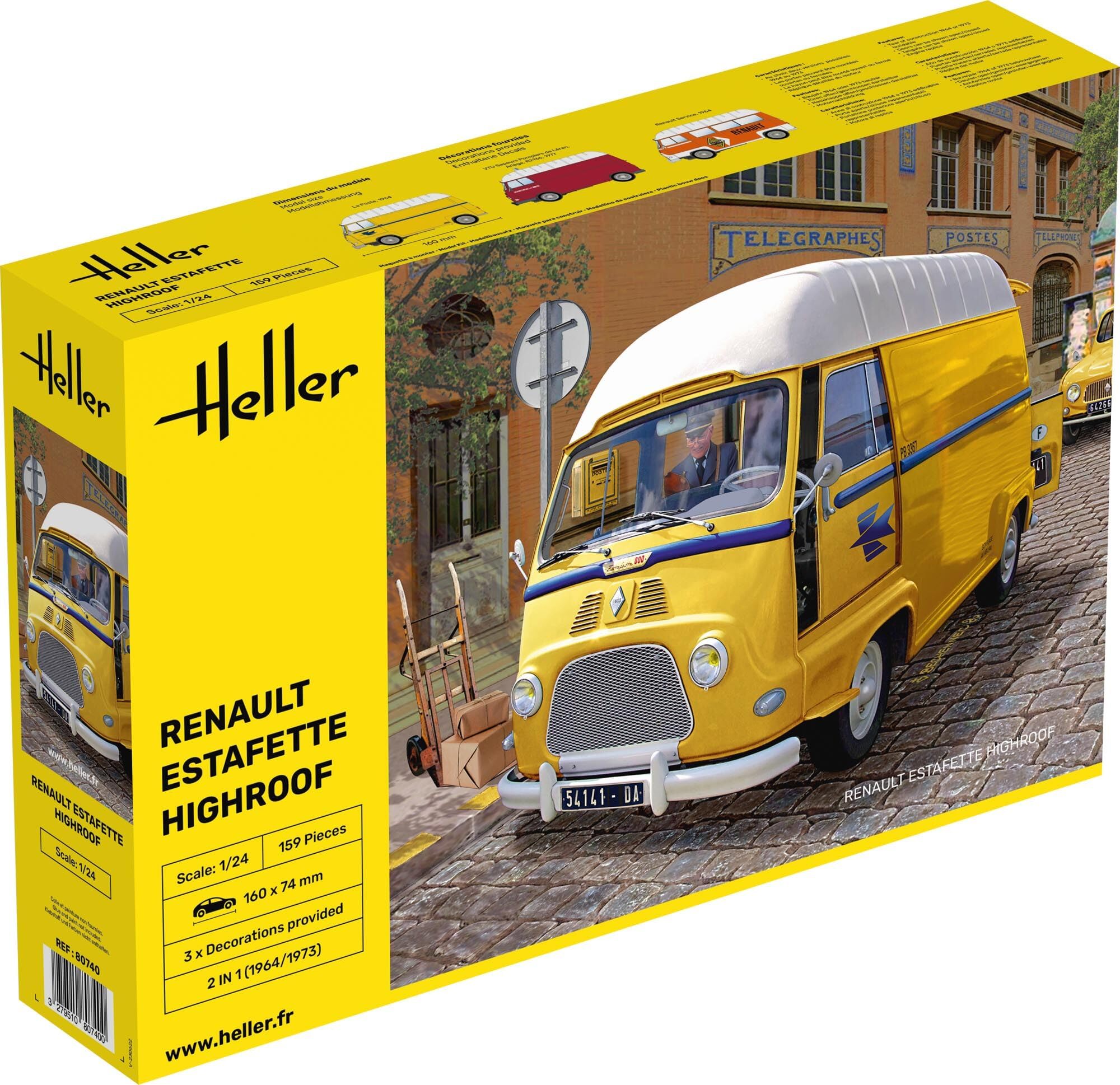 Heller 1:24 - Estafette Highroof