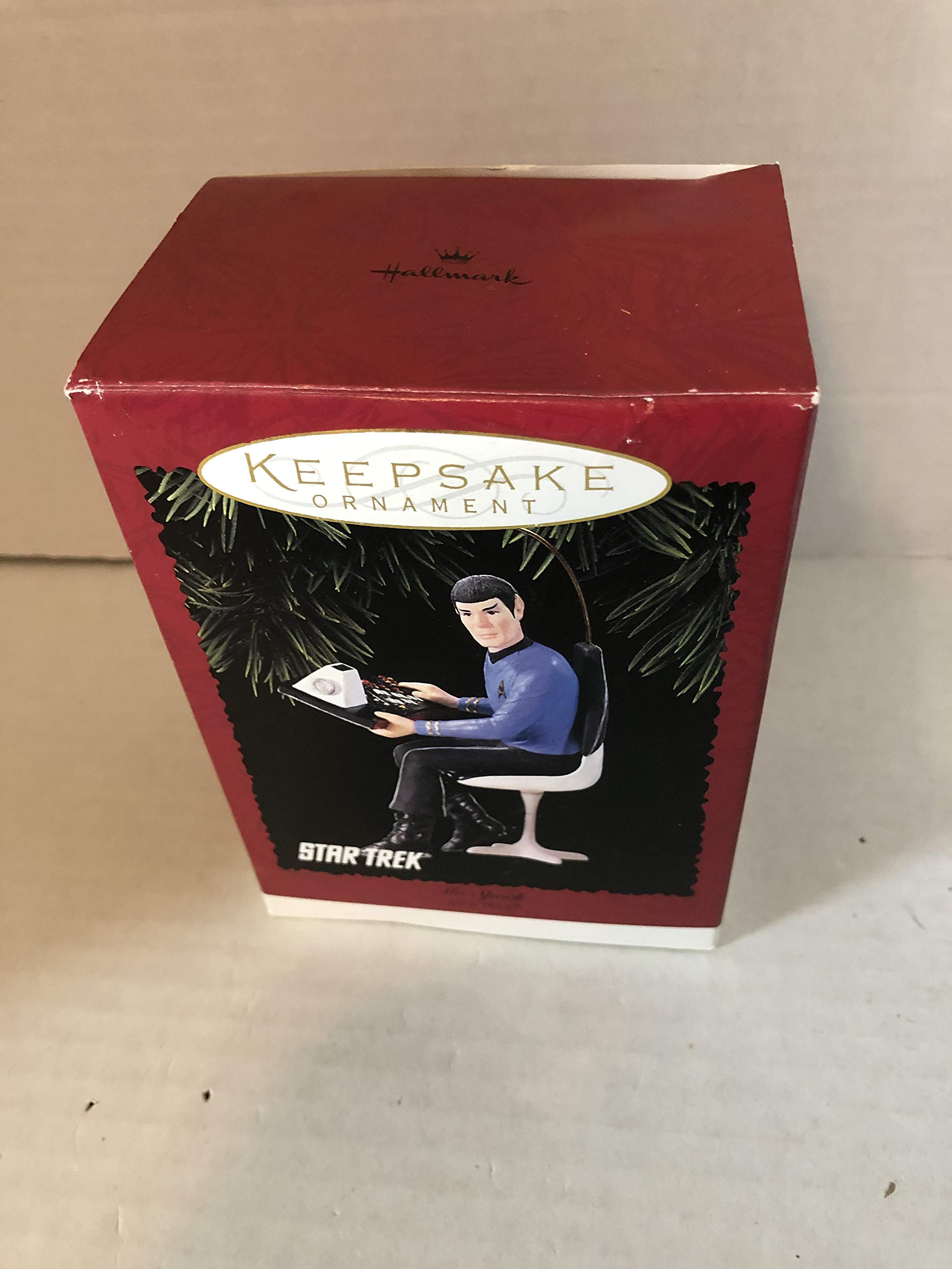 Hallmark スタートレック　1996-97 記念品オーナメント2点セット Amazon.com: Hallmark Ornament: 1996 Mr.Spock | QXI5544 | Star Trek