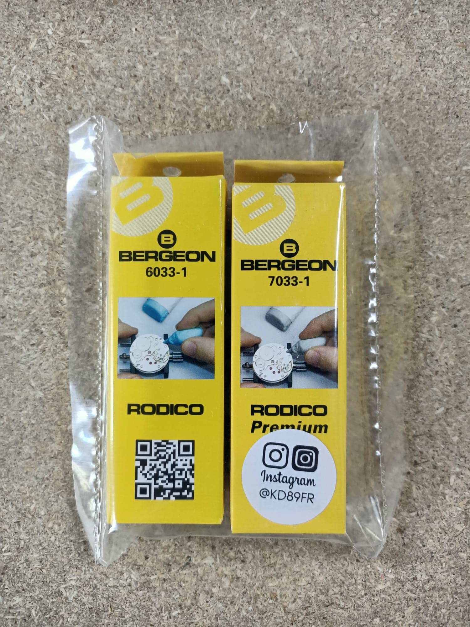 KD89 BERGEON 6033 + 7033 Premium! Original Rodico – Essential products for watchmaking.