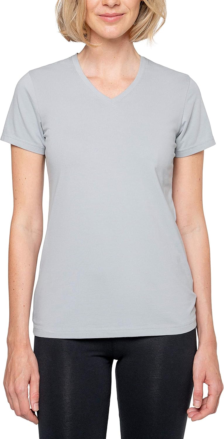 Insect Shield Women's UPF Dri-Balance Short Sleeve V-Neck Shirt