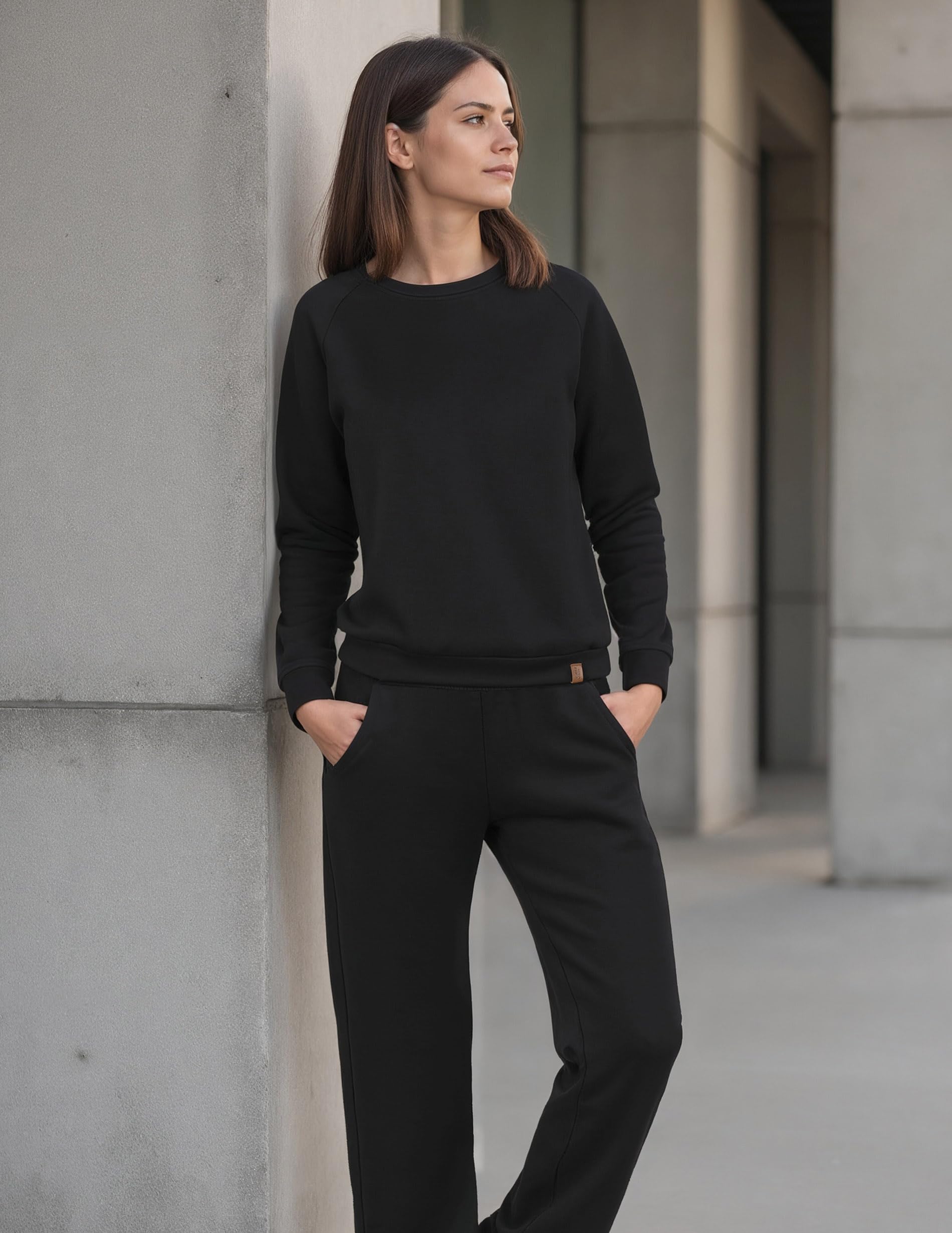 Vivisence 9004 Bluza nierozpinana, czarny