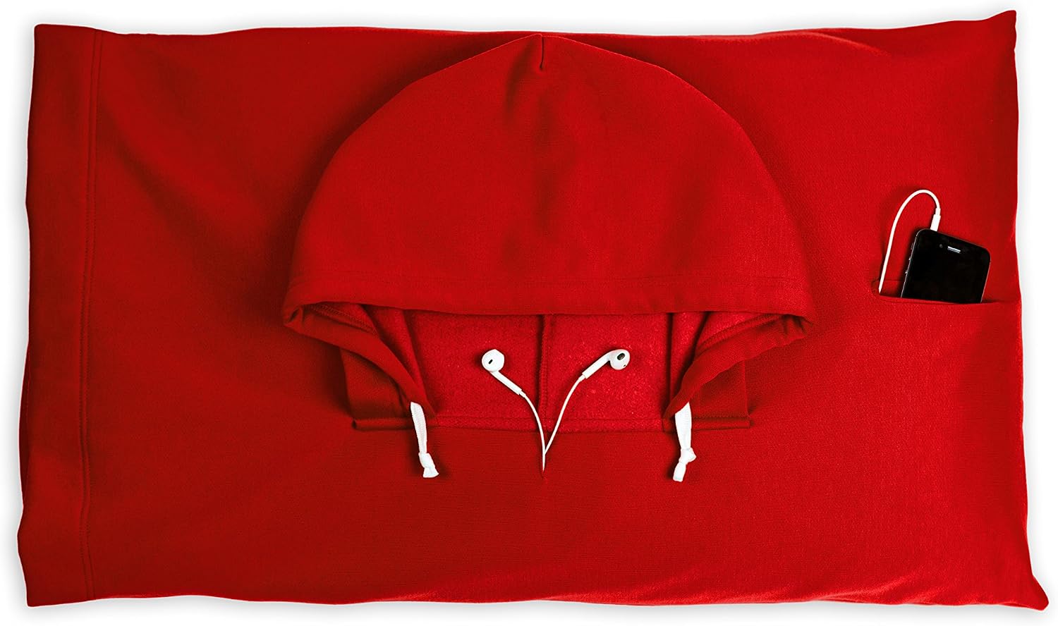HoodiePillow Brands Pillowcase - Fire Red