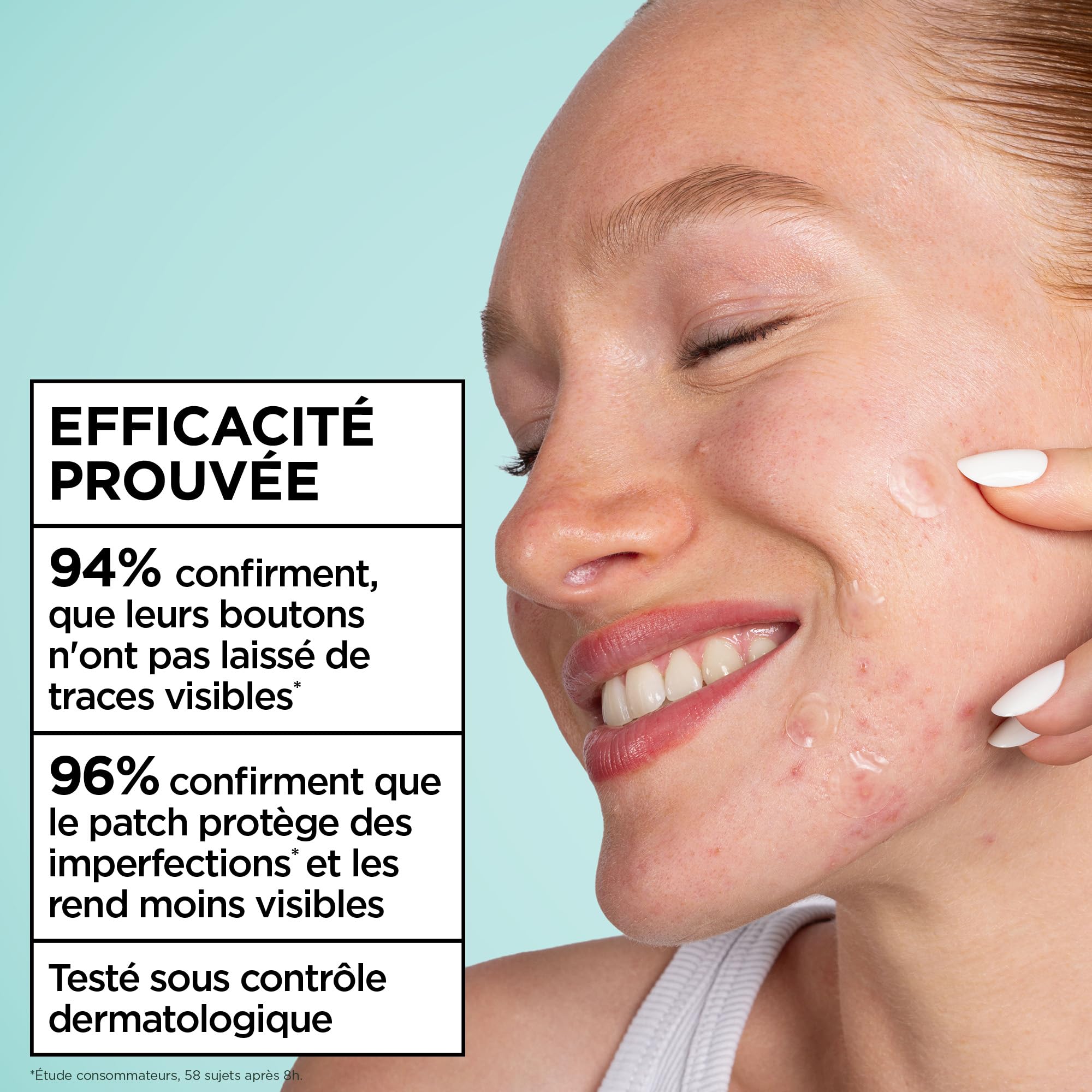 Garnier Pimple Patch 8 ore ULTRA Garnier Pure Active 44 Pezzi - CLINICAMENTE TESTATI: Riducono la visibilità dei brufoli, anche i più grossi. Uso notturno, efficaci in 8 ore