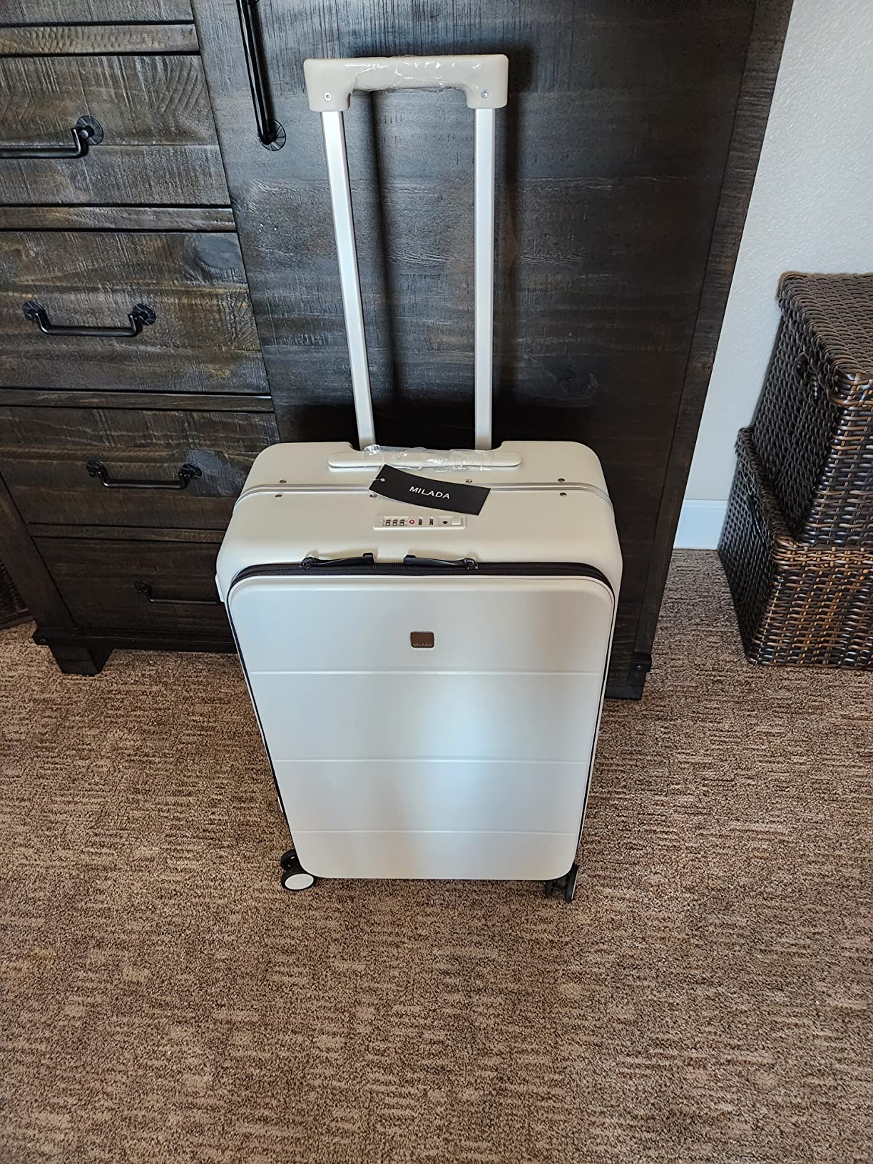 33/mo Finance MILADA Luggage Suitcase with Front Laptop Pocket