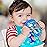 Nuby 360 Grip N\' Sip 8oz Tritan Cup, Weighted Straw with Hygienic Cover, Blue