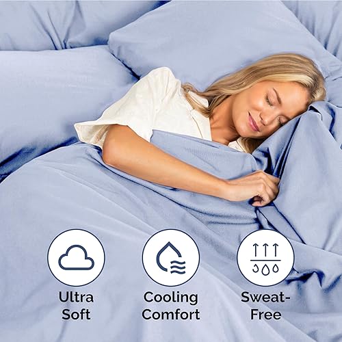 Vista 54 de Juego de sábanas de 4 piezas tamaño king, extrasuaves, transpirables y refrescantes con esquinas profundas, sábanas de fácil ajuste y sin arrugas