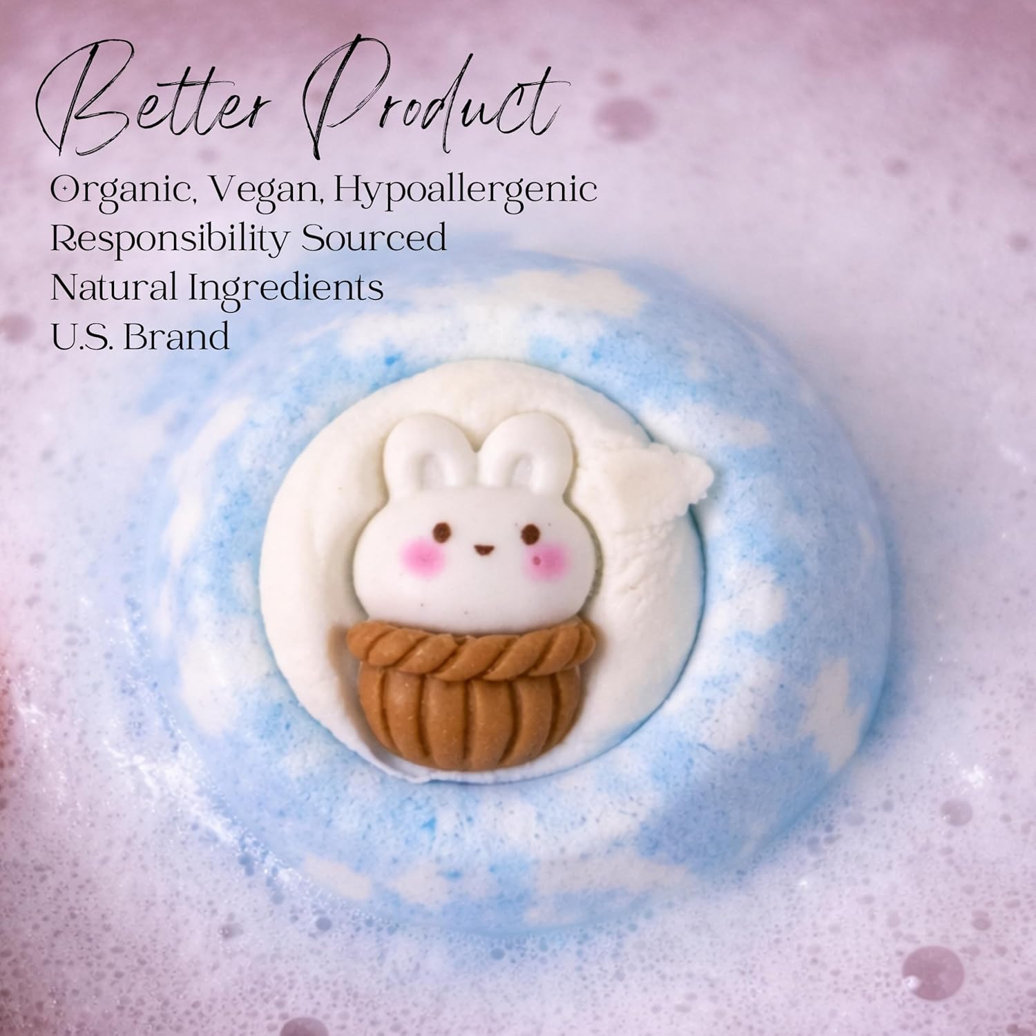 EvolutionUSA 12pc Bloom Bath Bombs with Toys, Adorable Girl Bath Bomb Set, Bubbly Kids Bathbombs, Fizzy Bath Ball, Kids Bath Bombs for Girls, Childrens Bath Bomb Set Easter, Birthday Gift