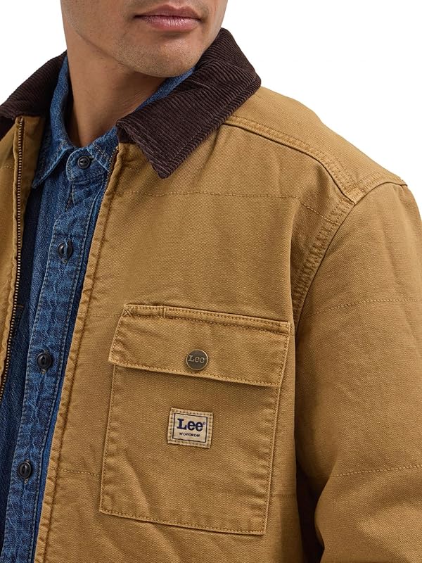 Lee Men's Workwear Quilted Jacket, Glazed Ginger, Large by Lee - Image 2