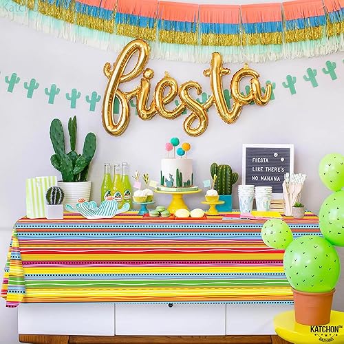 Miniatura 6 de KatchOn, XtraLarge - Manteles de mesa para fiesta, 108 x 54 pulgadas, manteles mexicanos, decoraciones de fiesta mexicana, decoraciones de Cinco de