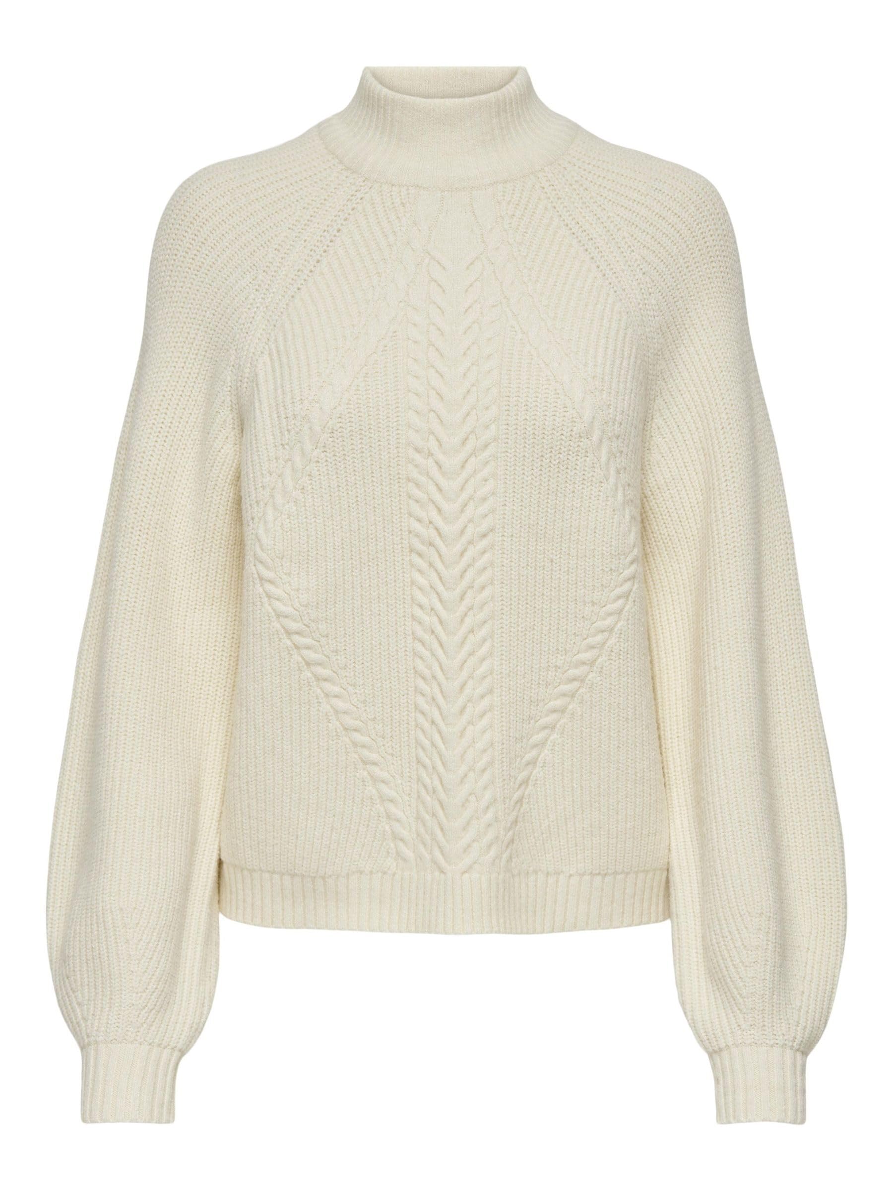 ONLY Female Strickpullover ONLKATIA LS Detail Highneck CC KNT ,Whitecap Gray ,L